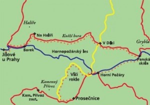 Mapa procházek